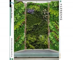 大连仿真植物墙设计设计