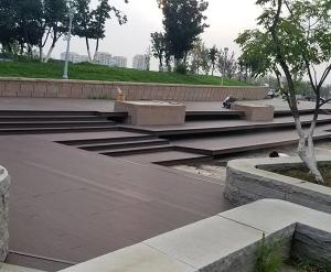 哈尔滨塑木地板铺装工程